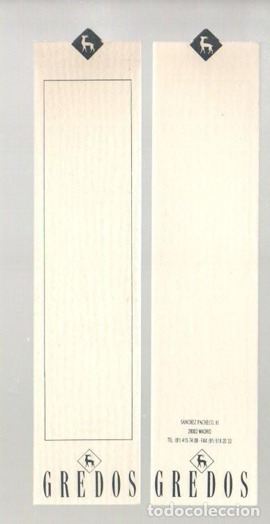 Coleccionismo Marcap&aacute;ginas: MARCAPAGINAS, GREDOS.
