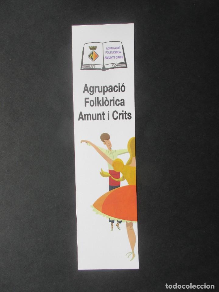 Collectionnisme Marque-pages: Cordinadora grupos de cultura popular y tradicional de Catalunya agrupaci&oacute; folkl&oacute;rica Amunt y Crits