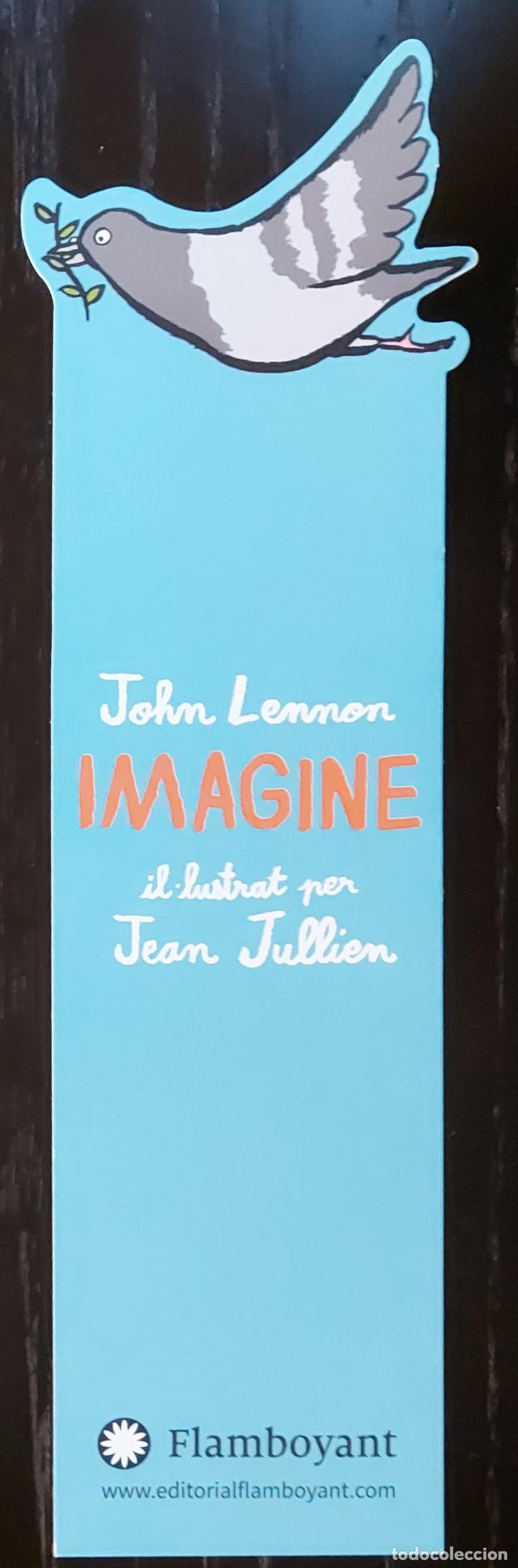 Coleccionismo Marcap&aacute;ginas: MARCAPAGINAS - FLAMBOYAN-IMAGINE .JOHN LENNON-