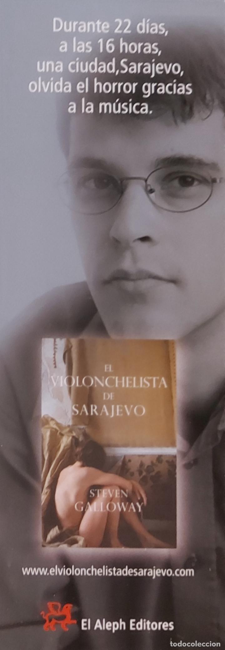 Coleccionismo marcap&aacute;ginas: MARCAP&Aacute;GINAS - EL ALEPH - EL VIOLONCHELISTA DE SARAJEVO