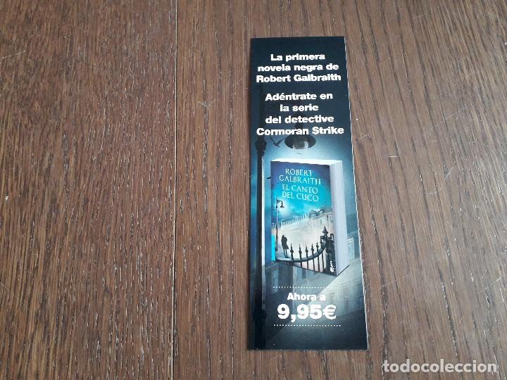Sammeln von Lesezeichen: marcap&aacute;ginas, punto de libro, el canto del cuco, Robert Galbraith. booket.