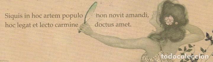 Coleccionismo Marcap&aacute;ginas: Marcapaginas editorial Huygens serie escritores Publi0o Ovidio Nas&oacute;n ( el arte de amar )