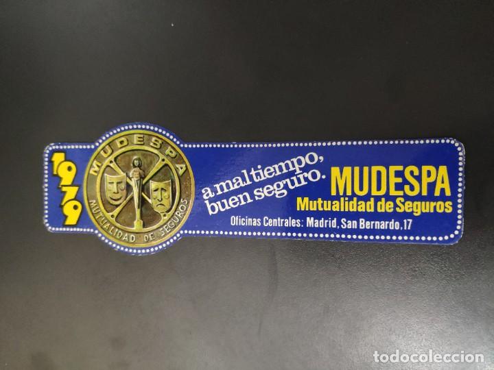 Sammeln von Lesezeichen: VCK 1378 MARCAP&Aacute;GINAS TROQUELADO - MUDESPA MUTUALIDAD DE SEGUROS - CON CALENDARIO DE 1979