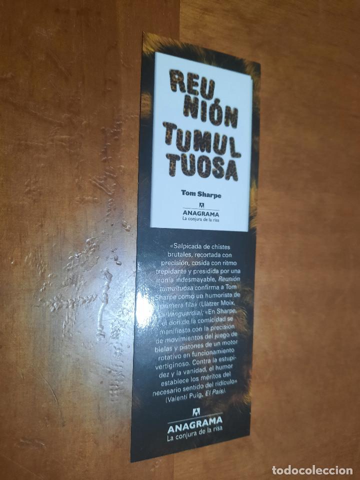 Coleccionismo Marcap&aacute;ginas: REUNI&Oacute;N TUMULTUOSA. MARCAPAGINAS. BUEN ESTADO. UNA CARA. DIFICIL C-1