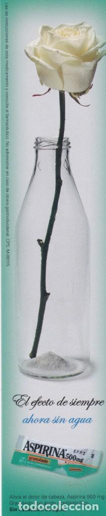 Collectionnisme Marque-pages: MARCAPAGINAS ASPIRINA 500 mg GRANULADO - MEDICAMENTO