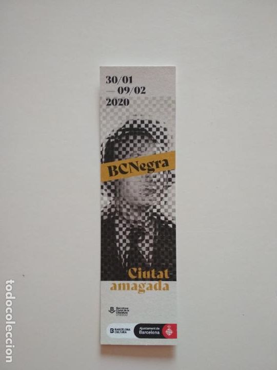 Coleccionismo marcap&aacute;ginas: MARCAP&Aacute;GINAS PUNTO DE LIBRO BCNEGRA CIUTAT AMAGADA AJUNTAMENT BARCELONA