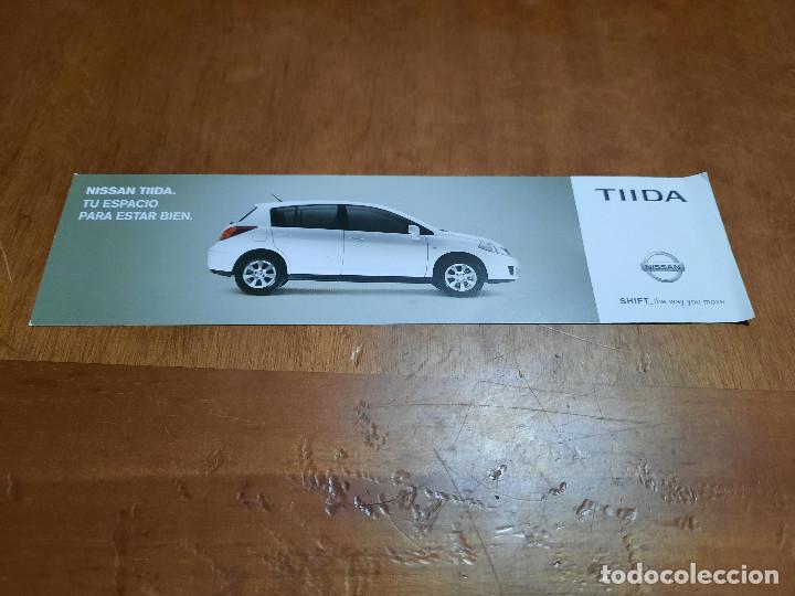 Coleccionismo marcap&aacute;ginas: TIIDA. COCHE. PROMO. MARCAPAGINAS. DOBLE CARA. BUEN ESTADO. DIFICIL. C-1
