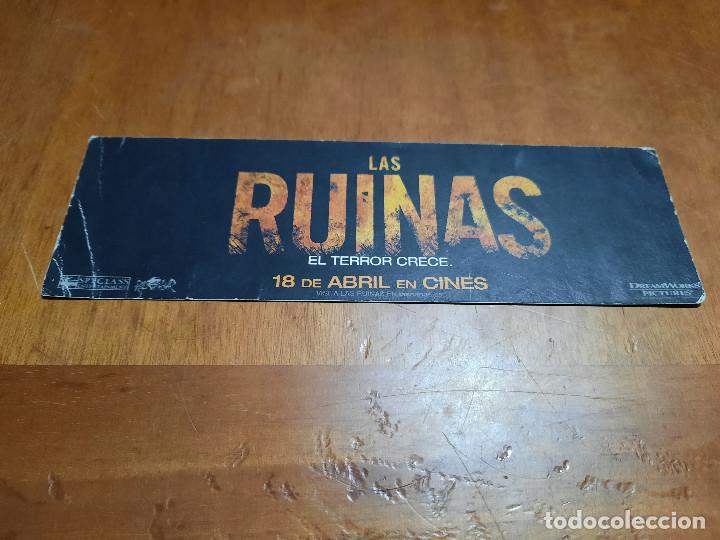 Coleccionismo marcap&aacute;ginas: LAS RUINAS. PEL&Iacute;CULA. PROMO. MARCAPAGINAS. DOBLE CARA. BUEN ESTADO. DIFICIL. C-1