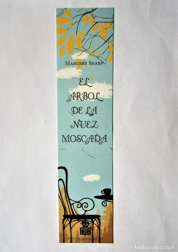 Coleccionismo Marcap&aacute;ginas: Marcapaginas editorial Hoja de lata el arbol de la nuez moscada