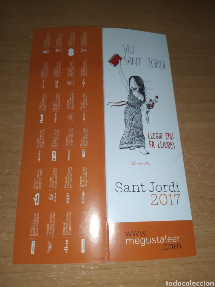 Coleccionismo marcap&aacute;ginas: Punt llibre Sant Jordi 2017.www.megustaleer.com