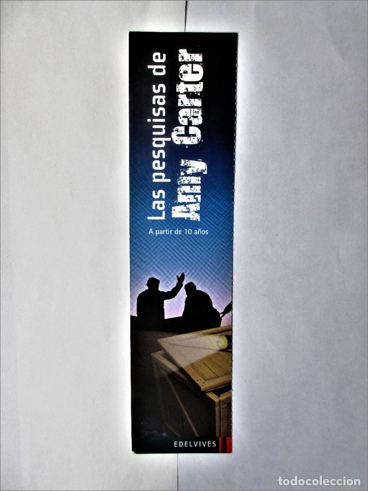 Coleccionismo Marcap&aacute;ginas: Marcapaginas editorial Edelvives las pesquisas de Any Carter