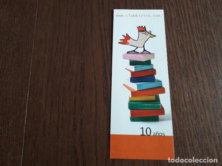 marcapáginas, punto de libro, club kirico, 10 a - Compra venta en  todocoleccion