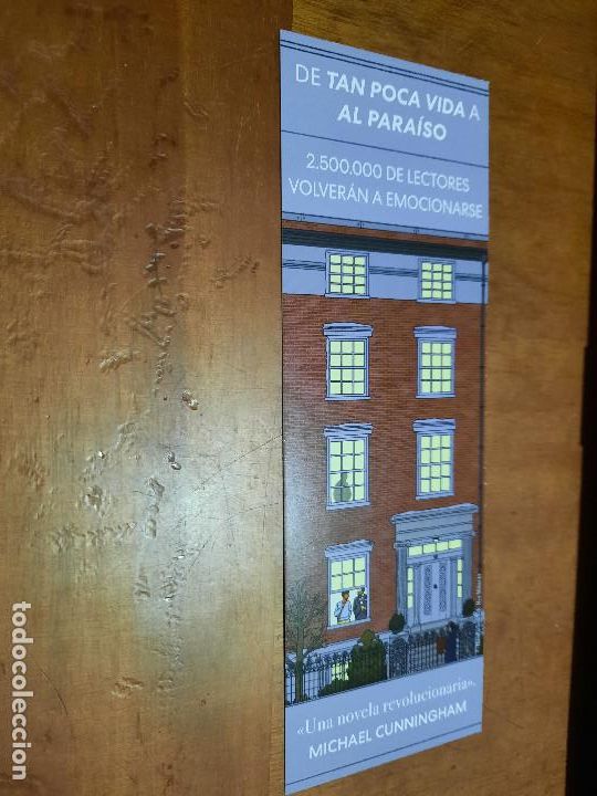 Coleccionismo marcap&aacute;ginas: TAN POCA VIDA. AL PARAISO. LITERATURA. MARCAPAGINAS. DOBLE CARA. BUEN ESTADO. C-1