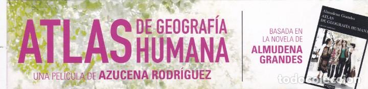 Coleccionismo Marcap&aacute;ginas: MARCAPAGINAS TUSQUETS EDITORES. ATLAS DE GEOGRAF&Iacute;A HUMANA