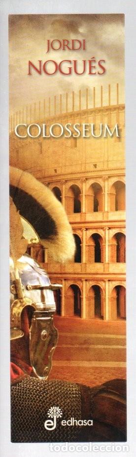 Coleccionismo Marcap&aacute;ginas: MARCAPAGINAS, COLOSSEUM. JORDI NOGU&Eacute;S. EDHASA.