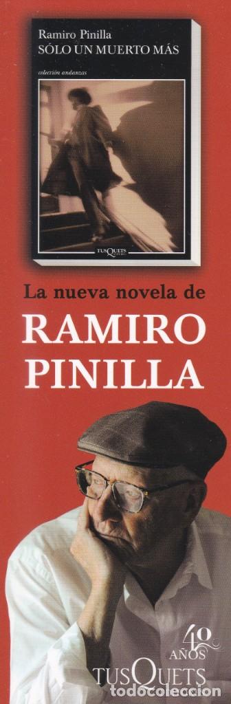 Coleccionismo Marcap&aacute;ginas: MARCAPAGINAS TUSQUETS EDITORES. SOLO UN MUERTO M&Aacute;S