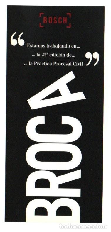 Coleccionismo marcap&aacute;ginas: MARCAPAGINAS, BROCA. ...12 +1..., EDITORIAL BOSCH. - Foto 1