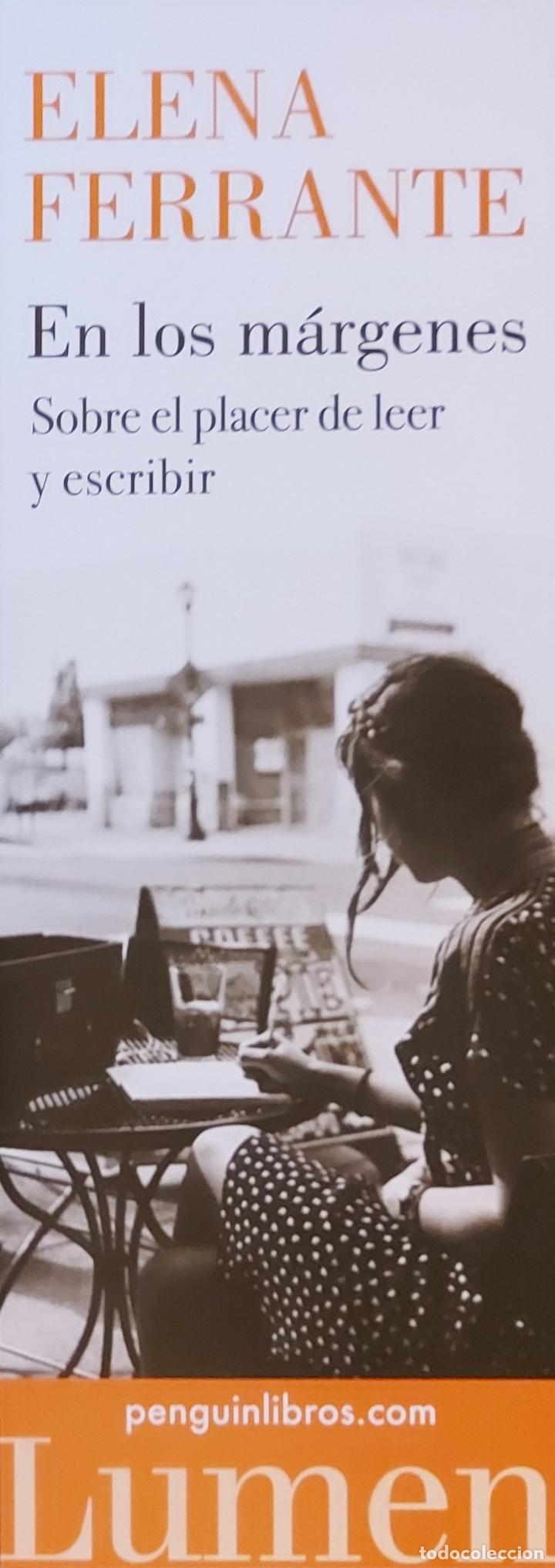 Coleccionismo marcap&aacute;ginas: MARCAP&Aacute;GINAS - LUMEN - EN LOS M&Aacute;RGENES - ELENA FERRANTE - Foto 1