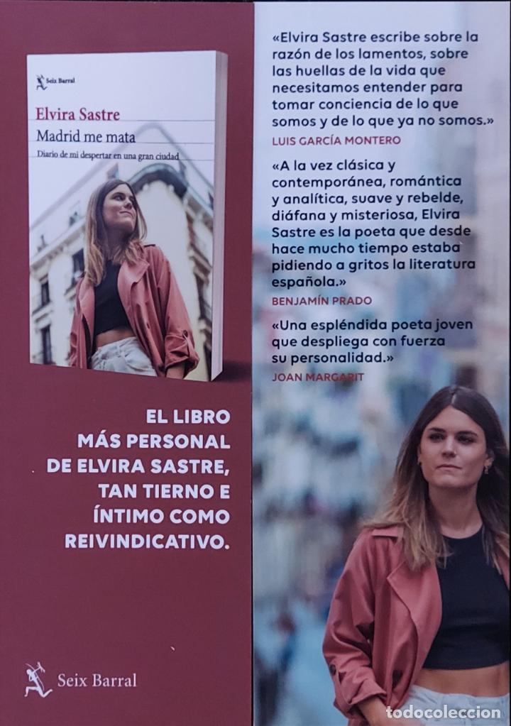 Coleccionismo Marcap&aacute;ginas: MARCAPAGINAS EDITORIAL SEIX BARRAL - MADRID ME MATA
