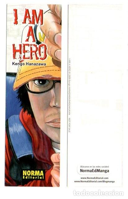 Coleccionismo Marcap&aacute;ginas: MARCAPAGINAS, I AM A HERO. KENZO HANAZAWA. NORMA EDITORIAL.