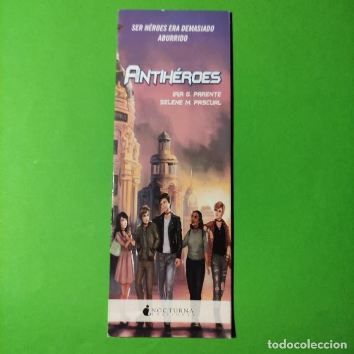 Coleccionismo Marcap&aacute;ginas: MARCAPAGINAS . ANTIHEROES . NOCTURNA . DESPLEGABLE CON POSTER . .17X6