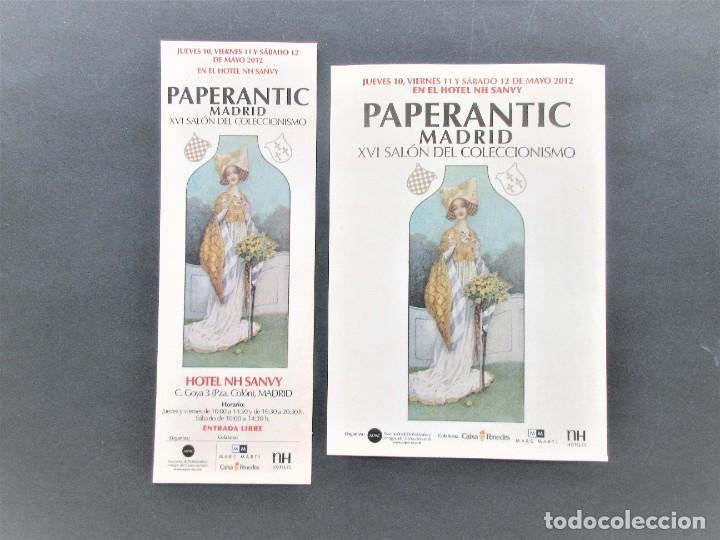 Collectionnisme Marque-pages: Dos marcapaginas de Paperantic Madrid 2.012
