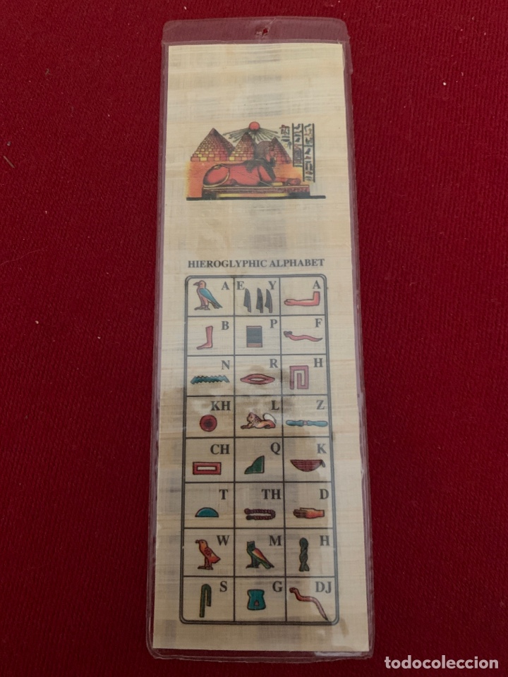 Collezionismo Segnalibri: Marcap&aacute;ginas Hieroglyphic Alphabet.