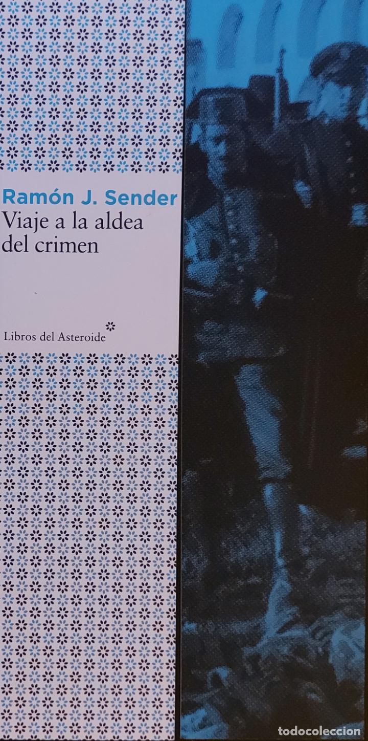 Sammeln von Lesezeichen: MARCAP&Aacute;GINAS - LIBROS DEL ASTEROIDE - VIAJE A LA ALDEA DEL CRIME - RAMON J.SENDER-