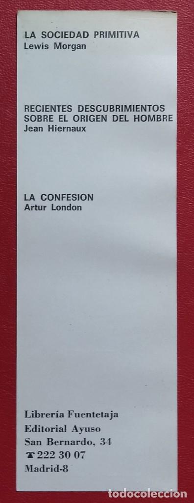 Coleccionismo marcap&aacute;ginas: Marcap&aacute;ginas Librer&iacute;a Fuentetaja (Madrid). - Foto 2