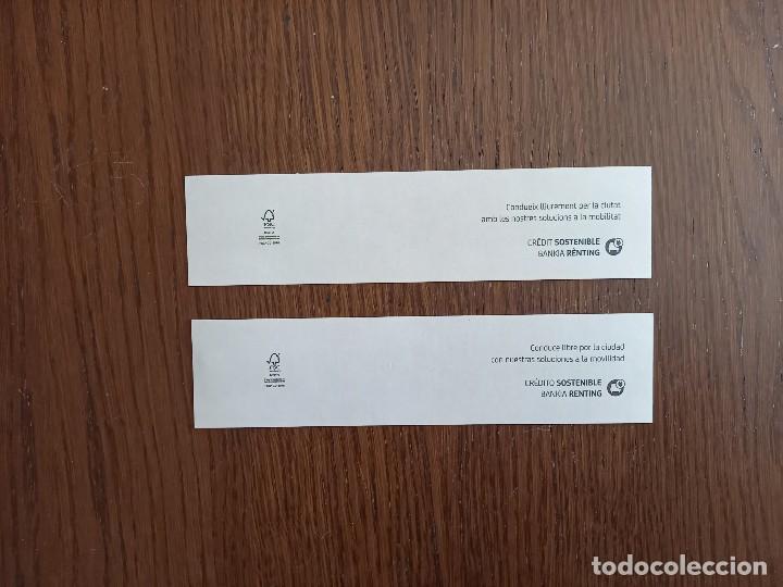 Coleccionismo marcap&aacute;ginas: lote de 2 marcap&aacute;ginas de bankia. - Foto 2