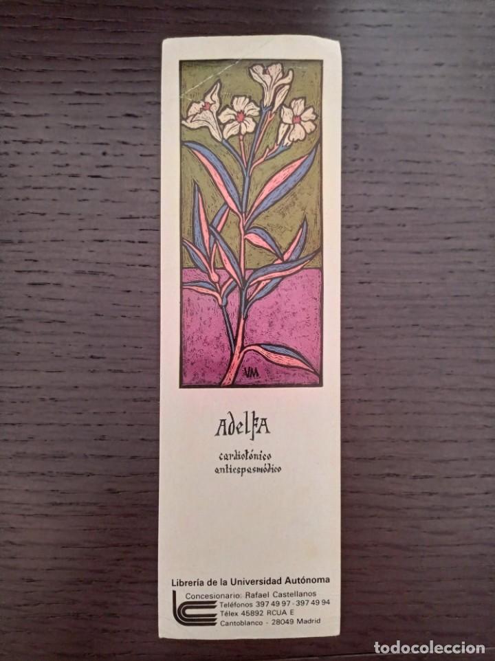 Coleccionismo Marcap&aacute;ginas: MARCAP&Aacute;GINAS. LIBRER&Iacute;A DE LA UNIVERSIDAD AUT&Oacute;NOMA. ADELFA. CARDIOT&Oacute;NICO. ANTIESPASM&Oacute;DICO