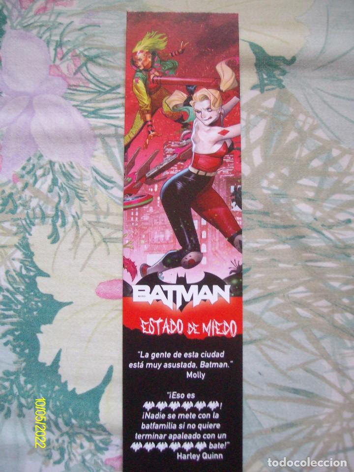 Coleccionismo marcap&aacute;ginas: MARCAPAGINAS BATMAN ESTADO DE MIEDO HARLEY QUINN DC ECC - Foto 1