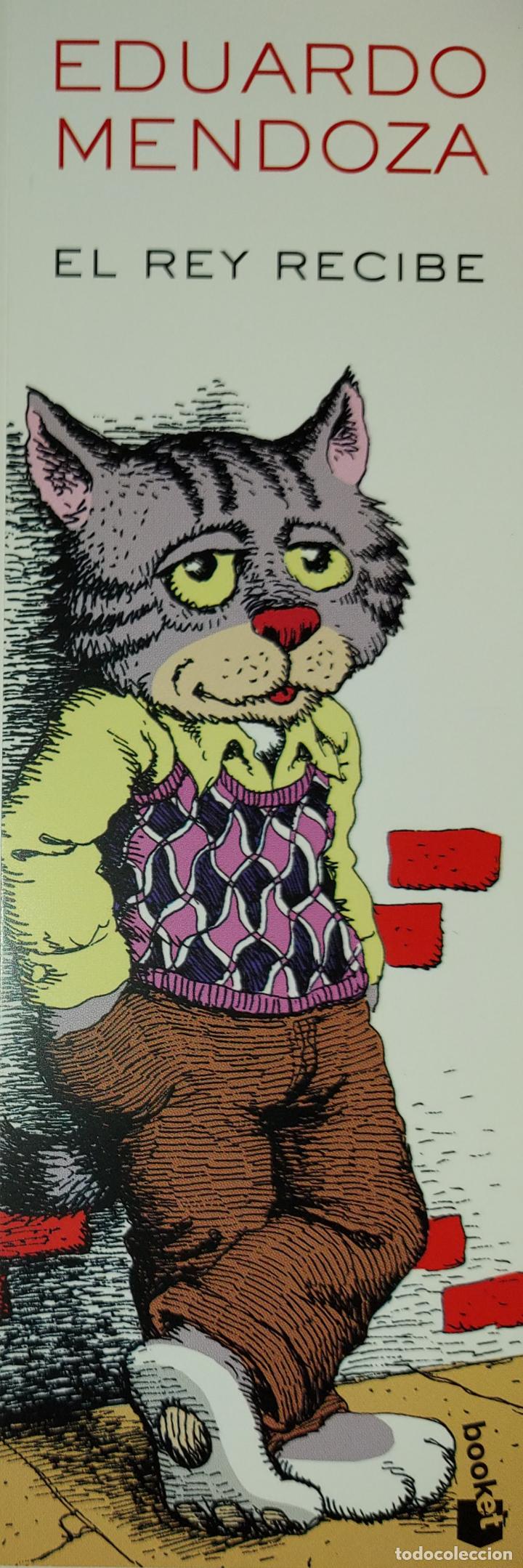 Coleccionismo Marcap&aacute;ginas: MARCAPAGINAS - BOOKET - EL REY RECIBE.EDUARDO MENDOZA-