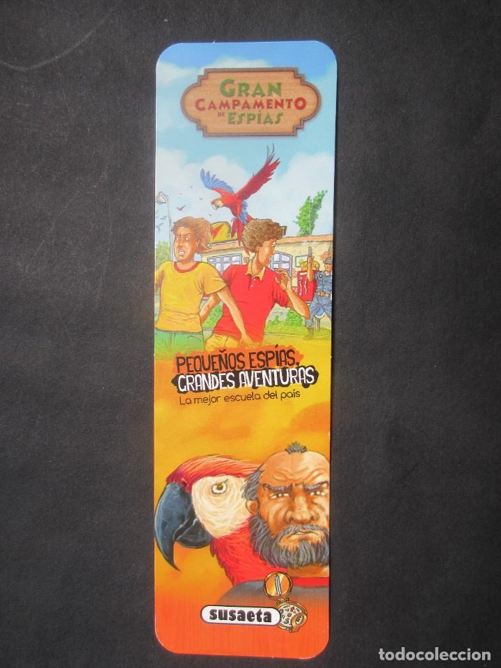 Coleccionismo marcap&aacute;ginas: Marcapaginas editorial Susaeta gran campamento de esp&iacute;as peque&ntilde;os esp&iacute;as grandes aventureros