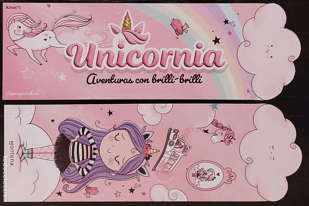 Coleccionismo marcap&aacute;ginas: MARCAPAGINAS - MONTENA - UNICORNIA - Foto 1