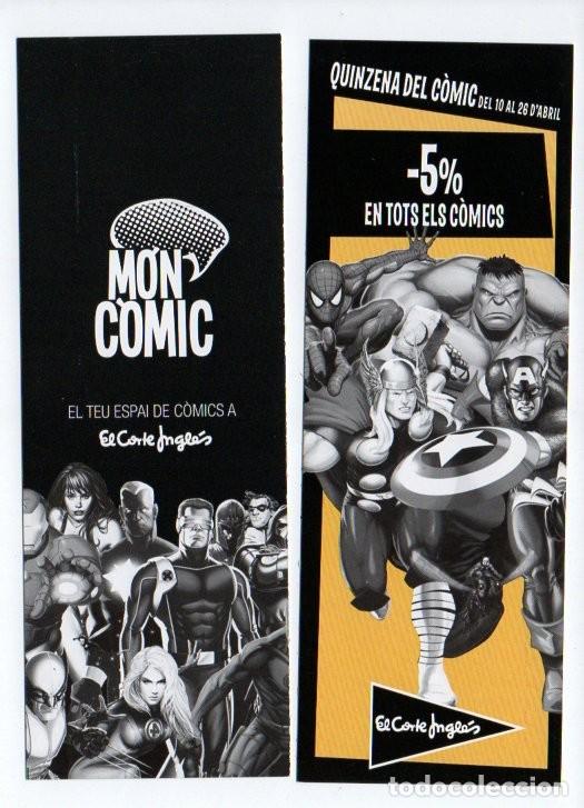 Coleccionismo marcap&aacute;ginas: MARCAPAGINAS, MON COMIC. QUINZENA DEL COMIC. EL CORTE INGL&Eacute;S. - Foto 1