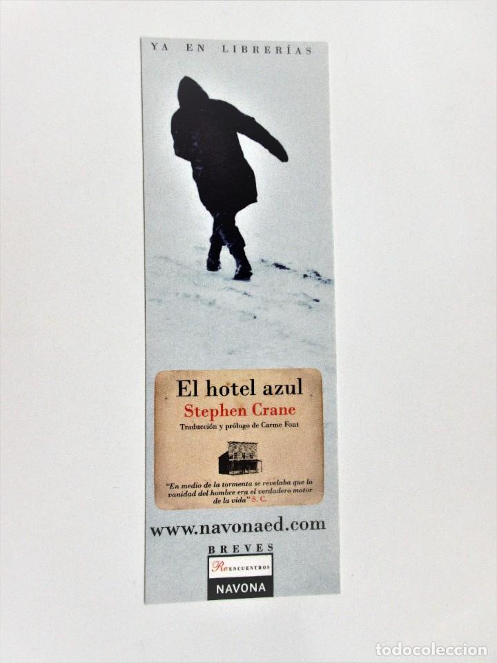Collectables Bookmark: Marcapaginas editorial Navona el hotel azul