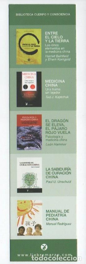 Collectables Bookmark: MARCAPAGINAS, BIBLIOTECA CUERPO Y CONSCIENCIA. LIEBRE DE MARZO.