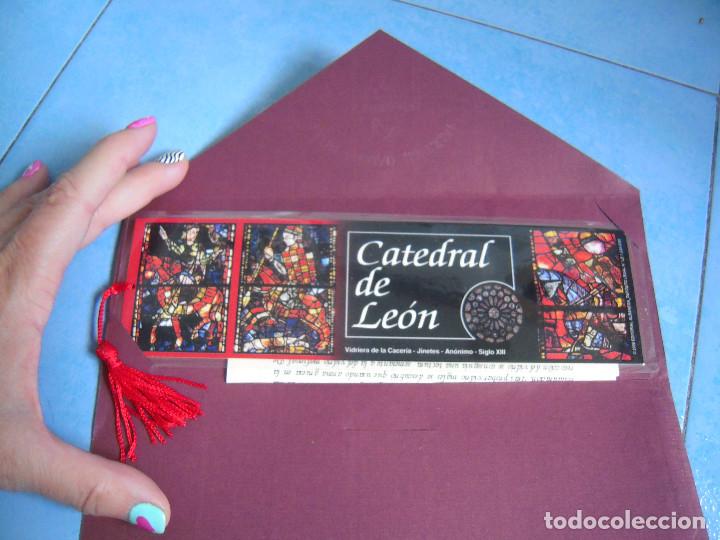 Coleccionismo marcap&aacute;ginas: Marcap&aacute;ginas Catedral de Le&oacute;n - Foto 6