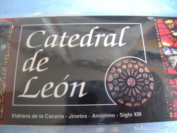 Coleccionismo marcap&aacute;ginas: Marcap&aacute;ginas Catedral de Le&oacute;n - Foto 9