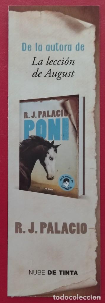 Coleccionismo marcap&aacute;ginas: Marcap&aacute;ginas R. J. Palacio. Poni. - Foto 1