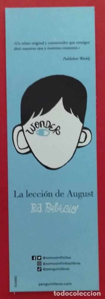 Coleccionismo marcap&aacute;ginas: Marcap&aacute;ginas R. J. Palacio. Poni. - Foto 2