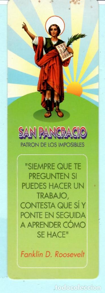 Coleccionismo marcap&aacute;ginas: MARCAP&Aacute;GINAS EDITORIAL ED T&Iacute;TULO SAN PANCRACIO Y CALENDARIO EN ESPANOL 1998