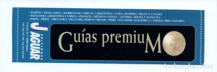 Coleccionismo Marcap&aacute;ginas: MARCAPAGINAS, GUIAS PREMIUM. EDICIONES JAGUAR. (AZUL)