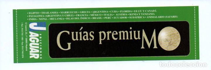 Coleccionismo Marcap&aacute;ginas: MARCAPAGINAS, GUIAS PREMIUM. EDICIONES JAGUAR. (VERDE)