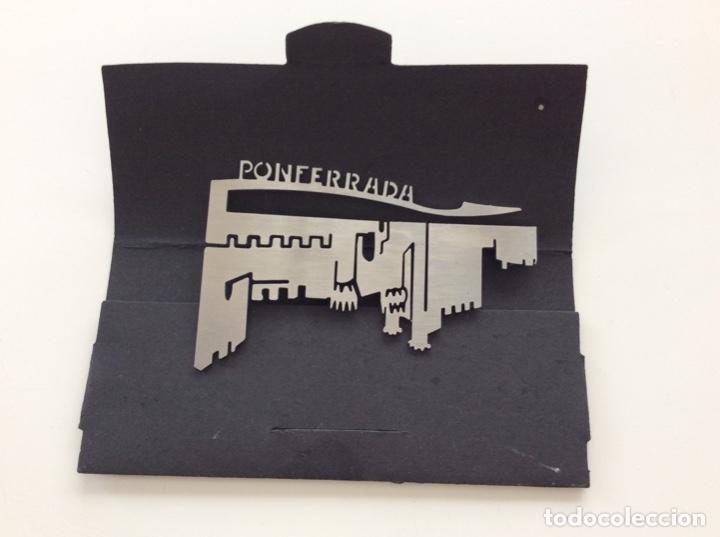 Coleccionismo marcap&aacute;ginas: MARCA P&Aacute;GINAS CON RELIEVE DE UN RINC&Oacute;N DE PONFERRADA. ORIGINAL E IMPECABLE - Foto 2