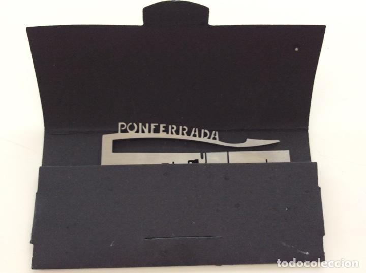 Coleccionismo marcap&aacute;ginas: MARCA P&Aacute;GINAS CON RELIEVE DE UN RINC&Oacute;N DE PONFERRADA. ORIGINAL E IMPECABLE - Foto 5