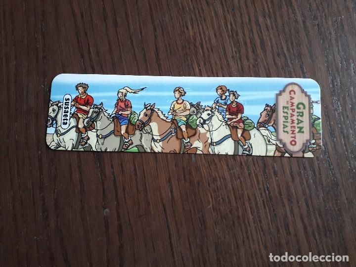 Coleccionismo marcap&aacute;ginas: marcap&aacute;ginas, punto de libro, gran campamento de esp&iacute;as. Susaeta.