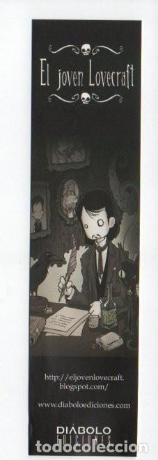 Coleccionismo marcap&aacute;ginas: MARCAPAGINAS, EL JOVEN LOVECRAFT. DIABOLO EDICIONES.