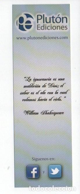 Coleccionismo marcap&aacute;ginas: MARCAPAGINAS, FRASE DE WILLIAM SHAKESPEARE. PLUT&Oacute;N EDICIONES.